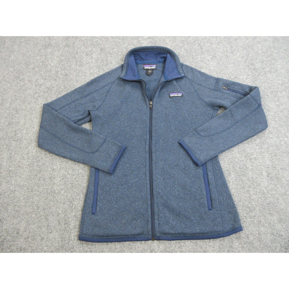 Patagonia Jacket Womens Small Blue Better Sweater Full Zip Fleece STY25542